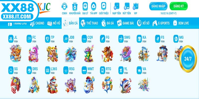 Những nhà phát hành uy tín hợp tác cùng sảnh bắn cá tại XX88