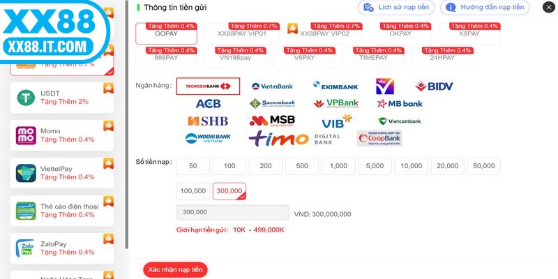 Bạn hãy đảm bảo rằng đã nhập chính xác số tài khoản cùng số tiền 