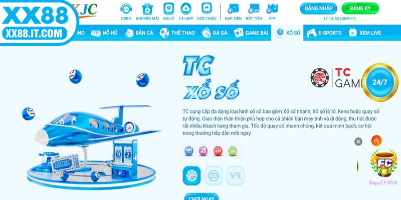 Xổ số XX88 sở hữu sự phong phú dành cho cược thủ